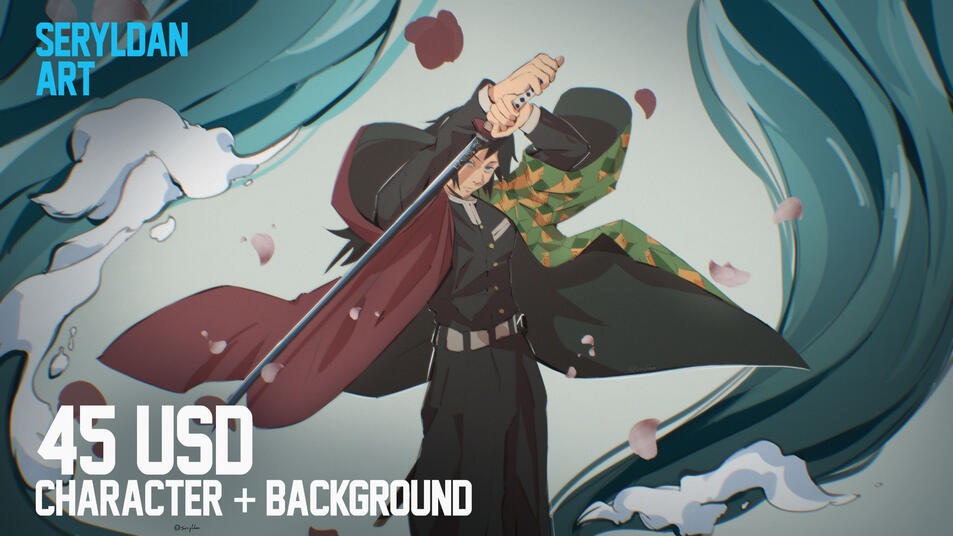 Character + background